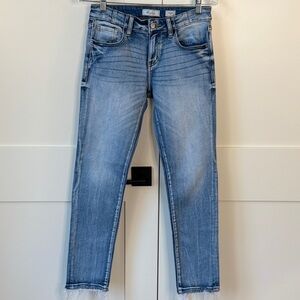 KanCan Light Wash Cropped Ankle Jeans